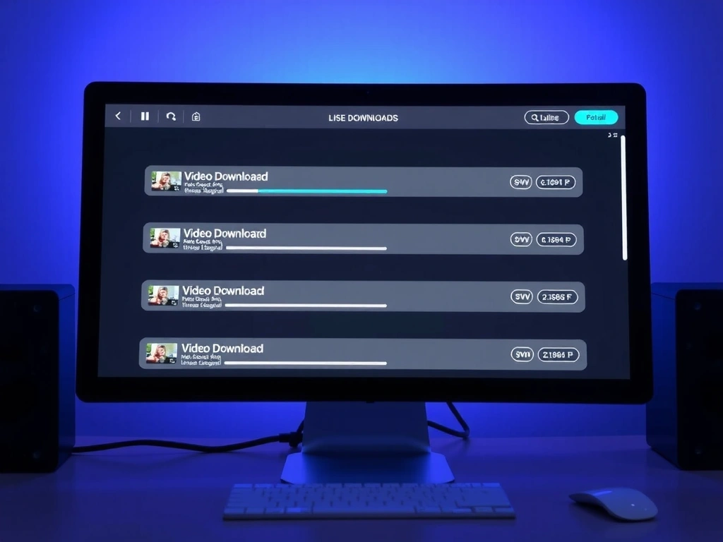 Batch Download Queue Interface