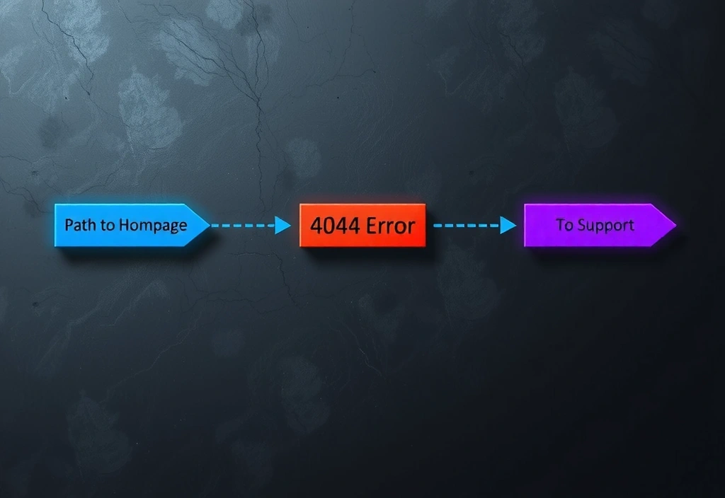 Abstract flow diagram illustrating the 404 recovery paths.